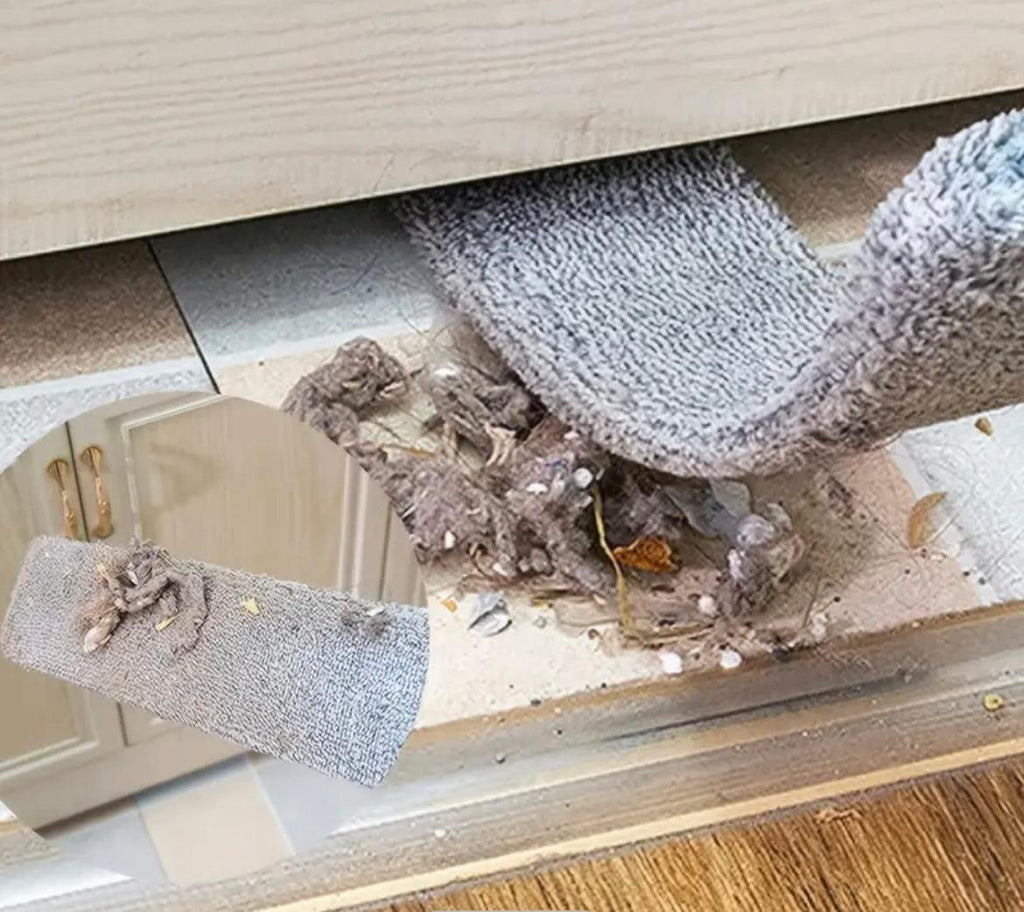 Pattina Flex Pro – Pulisci Polvere Estensibile per Casa – Scopa Flessibile con Microfibra e Ricambio Incluso