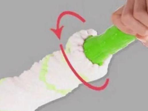 Set 2 Mocio Stizza Facile in Microfibra con Sistema di Strizzatura Automatica | Per Pavimenti Casa e Ufficio | Pulizia Rapida e Igienica