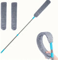 Pattina Flex Pro – Pulisci Polvere Estensibile per Casa – Scopa Flessibile con Microfibra e Ricambio Incluso