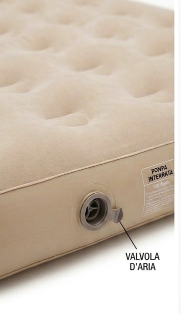 Materasso Gonfiabile con Pompa Elettrica Integrata