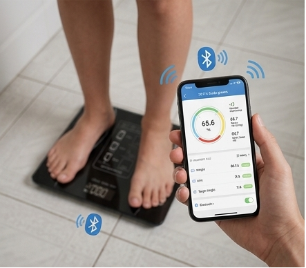 Bilancia Pesapersone Intelligente con APP – Analisi Corporea Completa