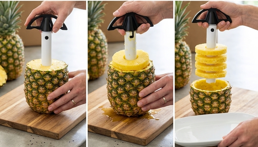 Taglia ananas