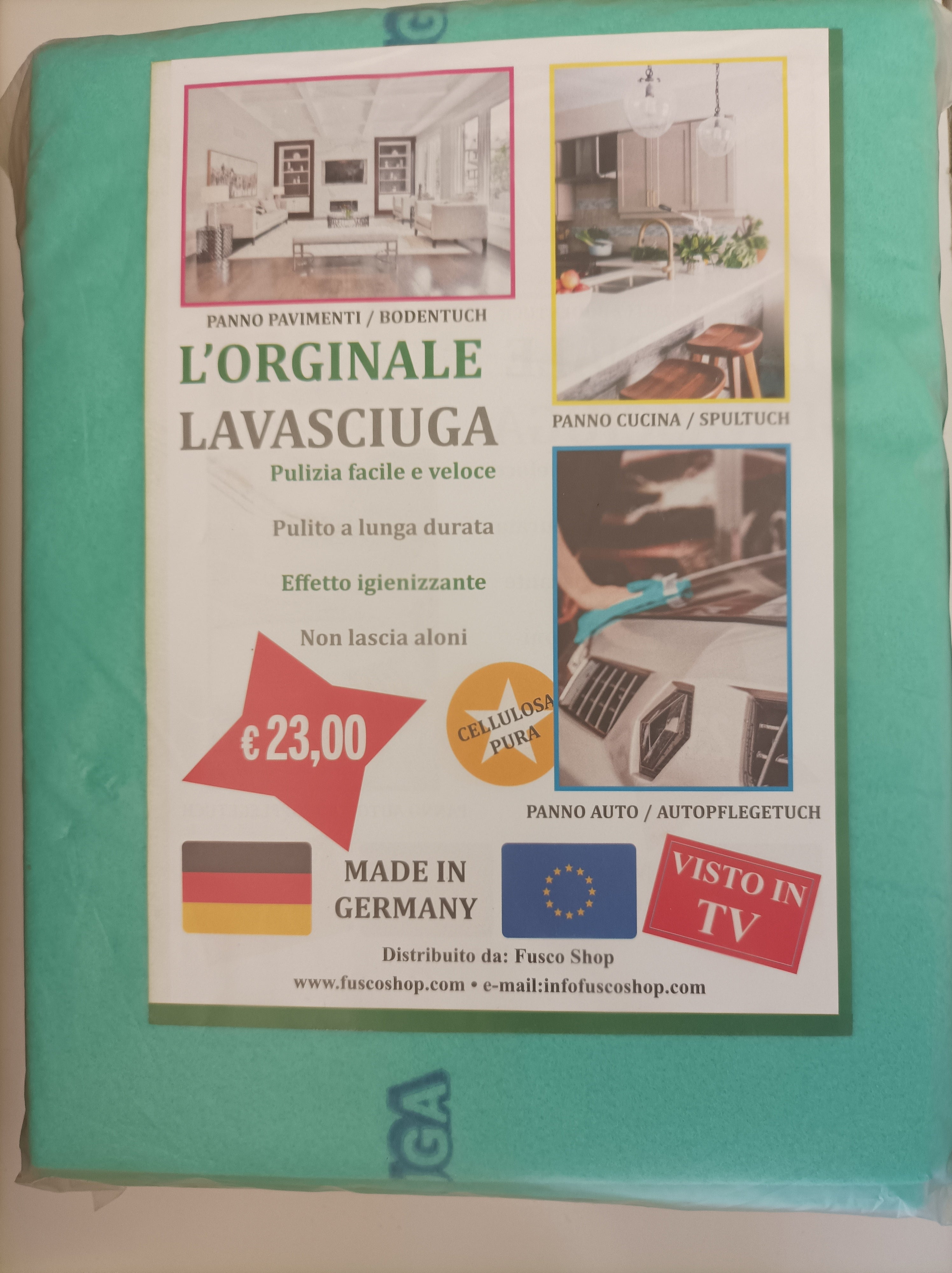 Lavasciuga ultassorbente