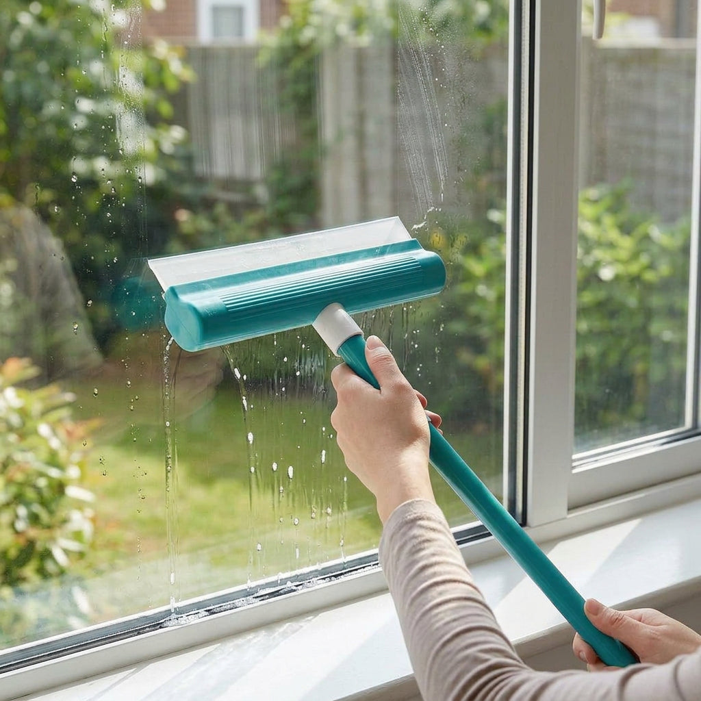 lavavetro con raccogli liquidi, con tergivetro piccolo più spugna scrub