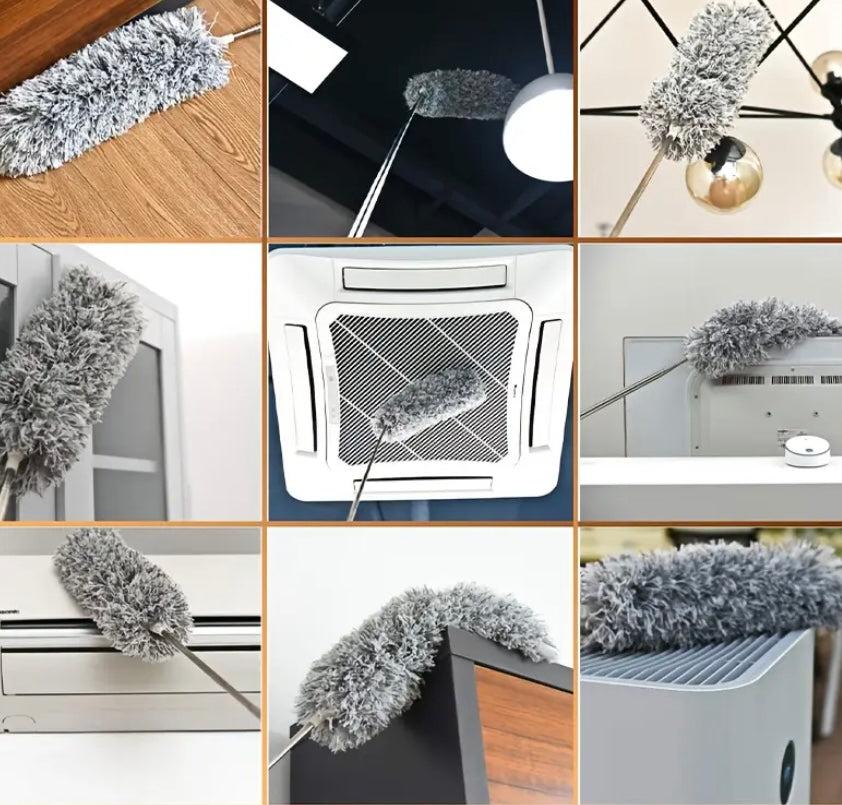Spolverino Allungabile in Microfibra fino a 2,8 m per Casa – Manico Estensibile, Flessibile e Lavabile