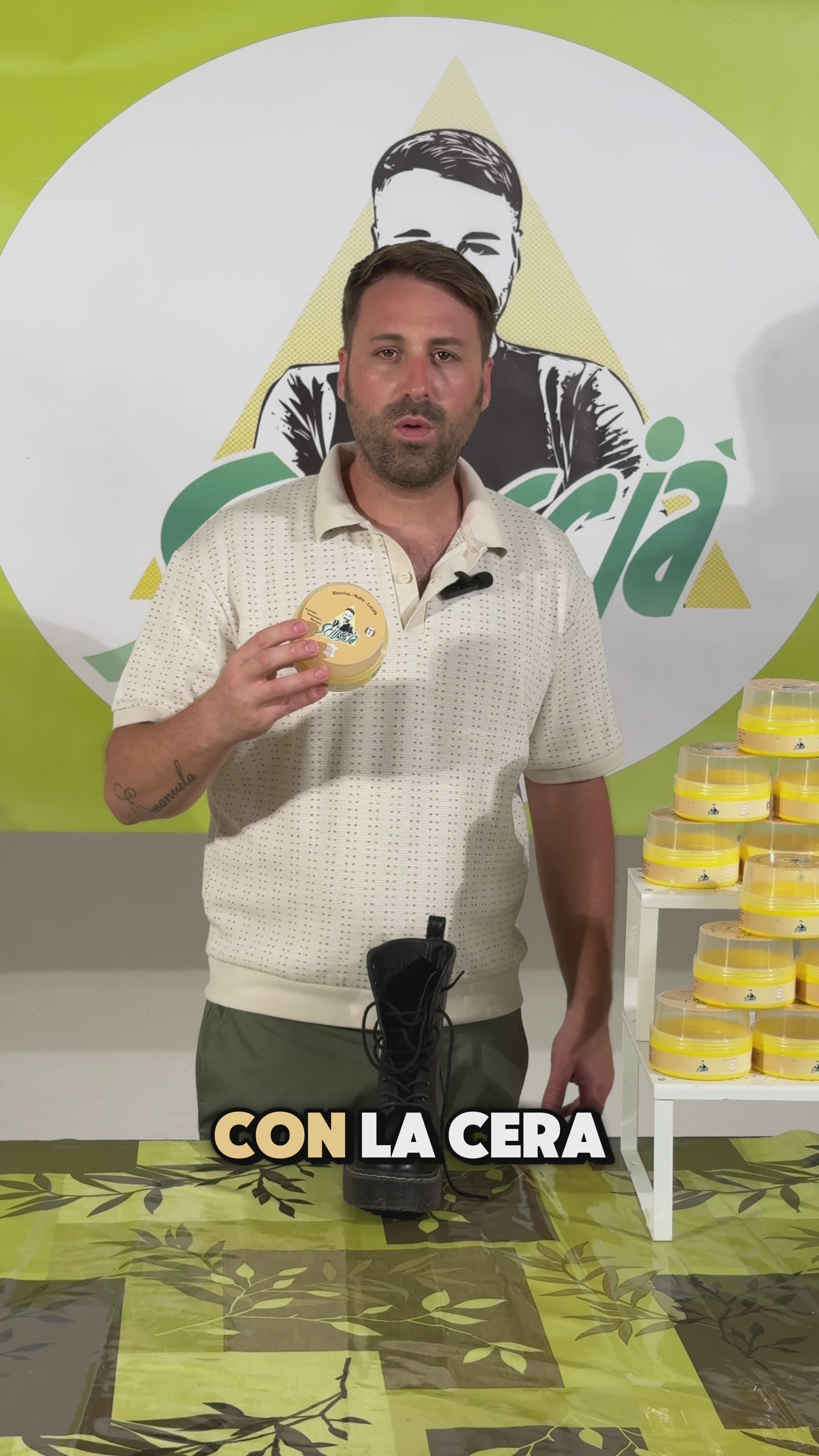 Sciuscia' - Tris barattoli + bianco per gomma ingiallita