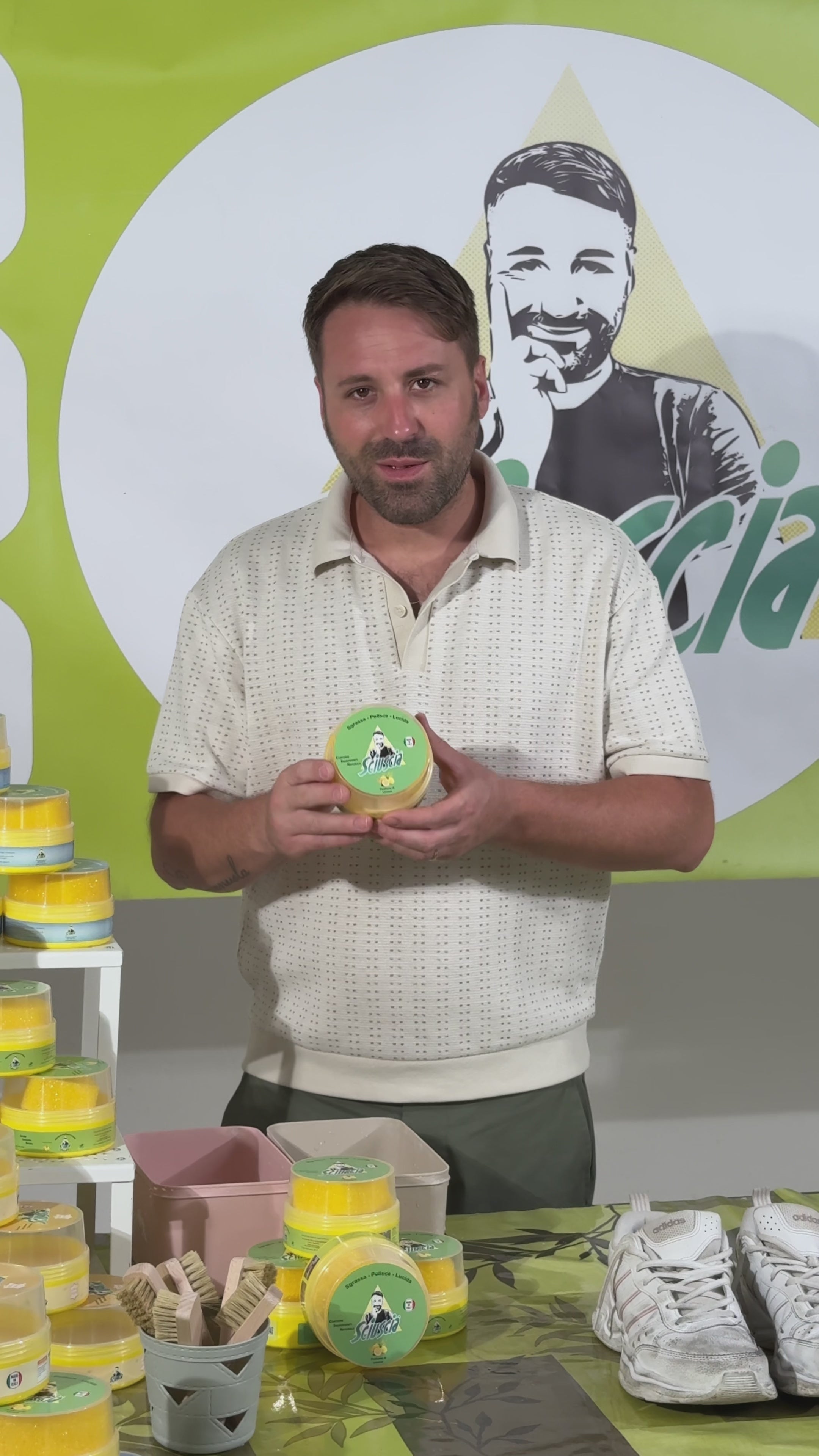 Sciuscia' - Tris barattoli + bianco per gomma ingiallita