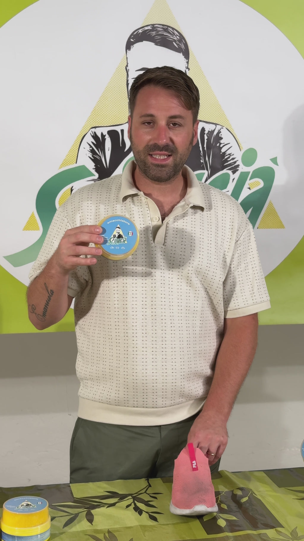Sciuscia' - Tris barattoli + bianco per gomma ingiallita