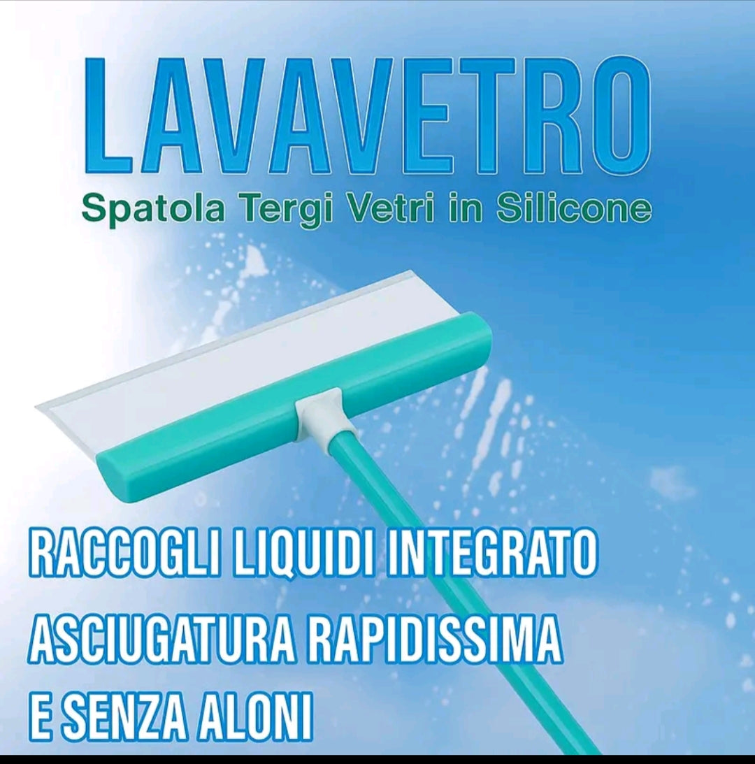 lavavetro con raccogli liquidi, con tergivetro piccolo più spugna scrub